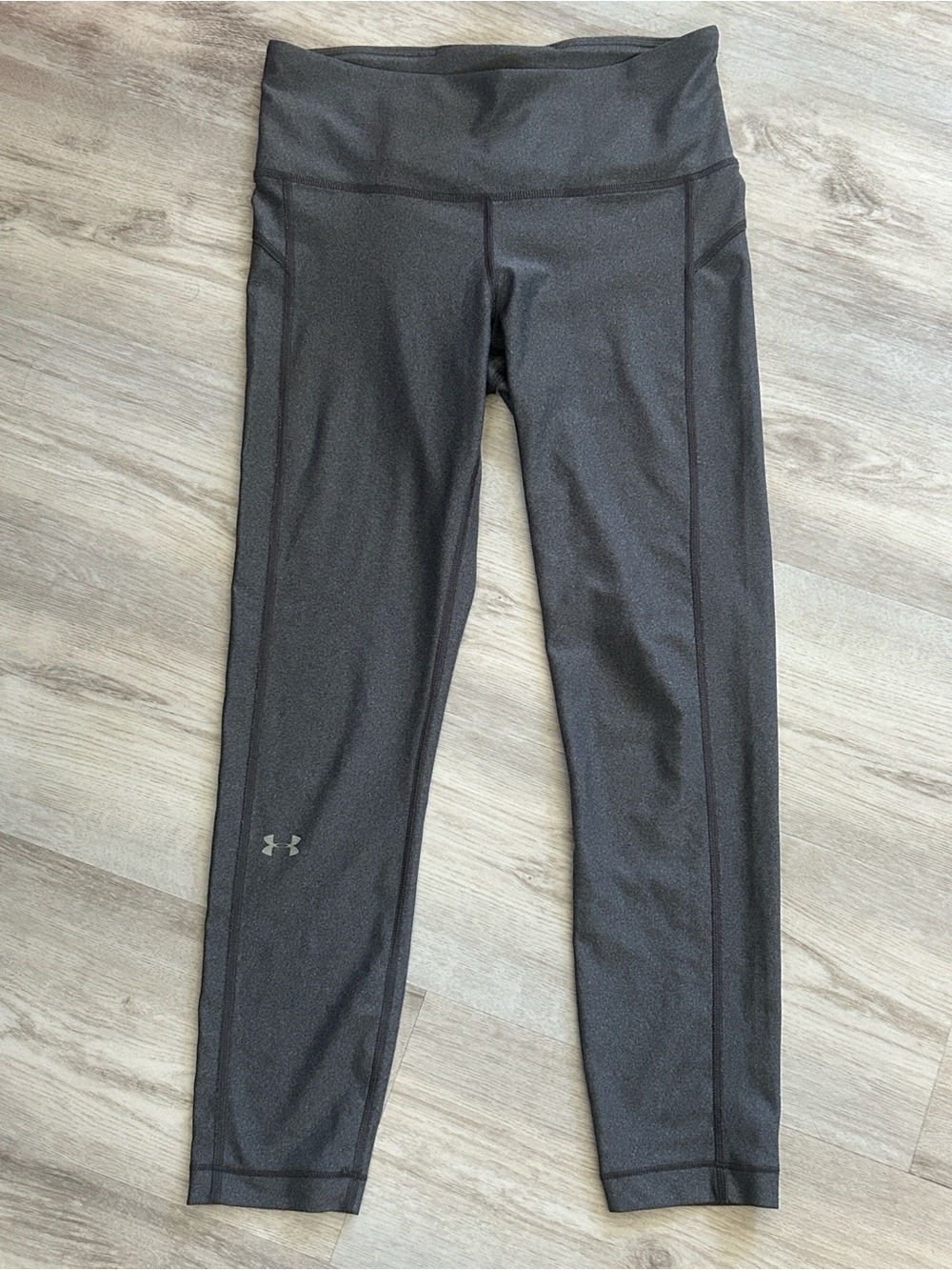 Under Armour HeatGear Compression Solid Gray Leggings Sz M